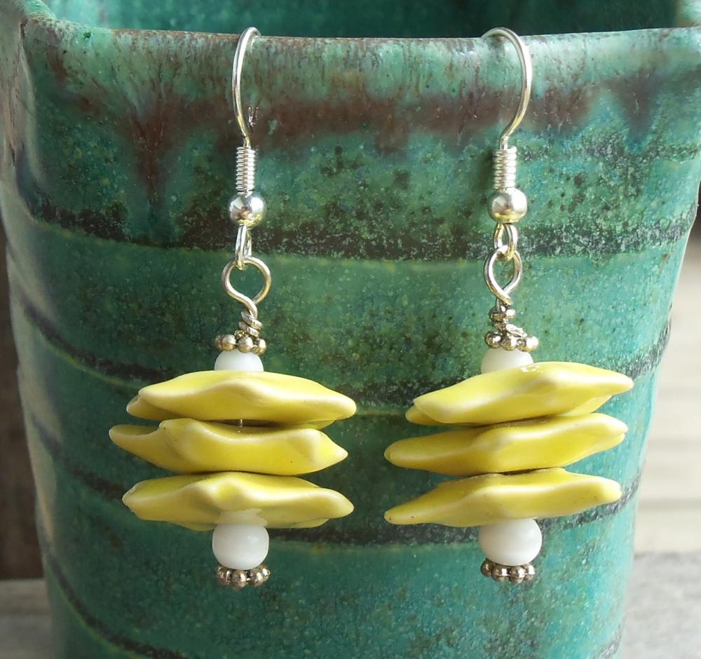 Yellow Shard Earrings